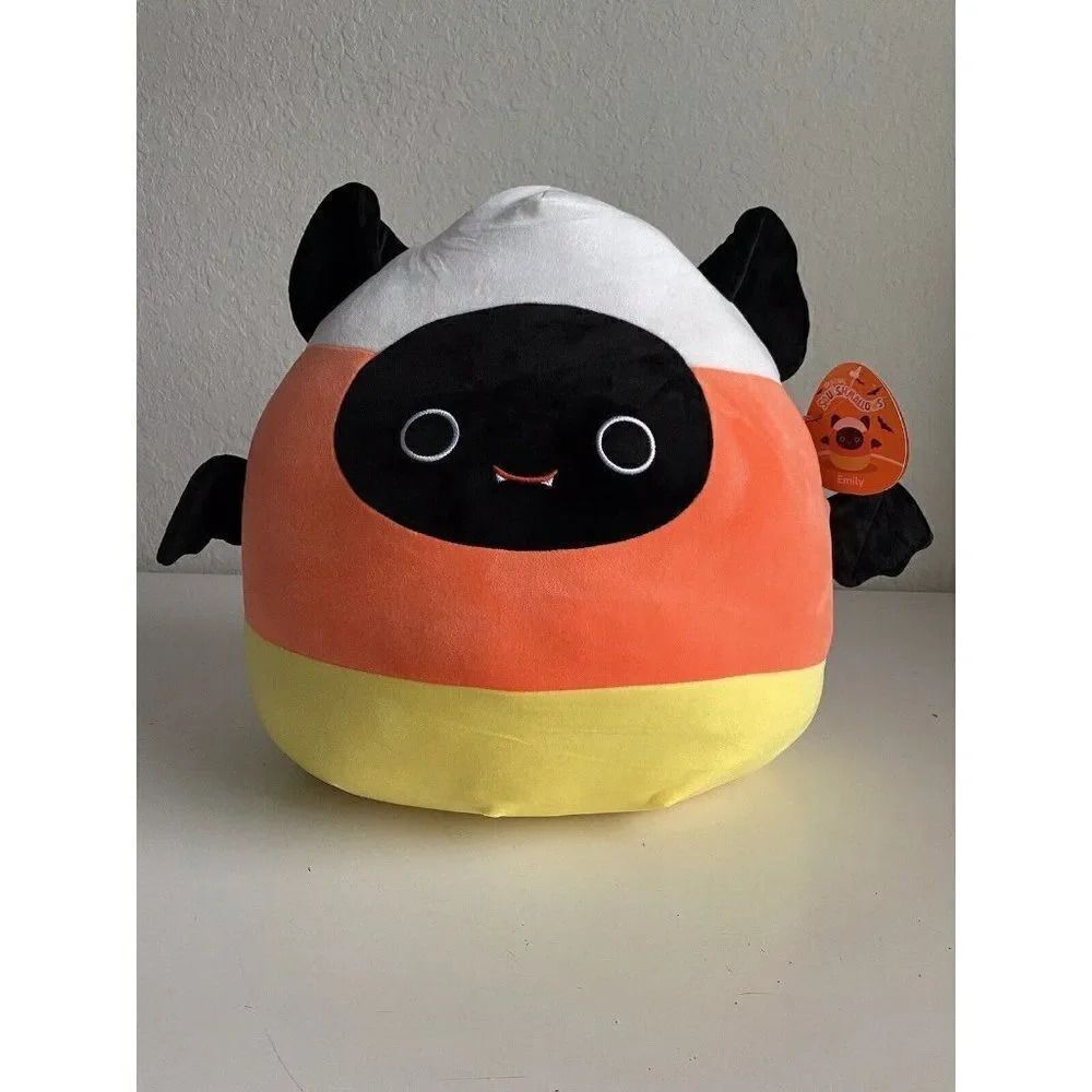 16” Candy Corn Emily The Bat Halloween Squishmallow 2023 Soft Plush NEW